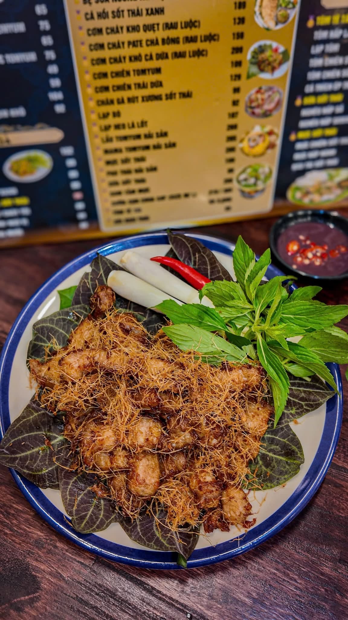 Món nướng lá lốt, sả tại SAWADEE và bảng menu Best Seller